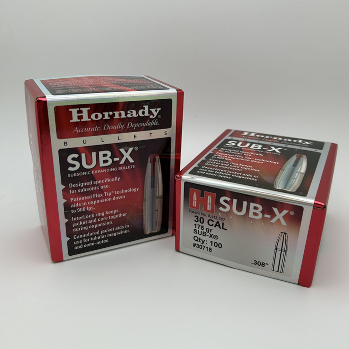 RIFLE - 175gr Hornady Sub-X Ammunition 300 AAC BLK - Image 2