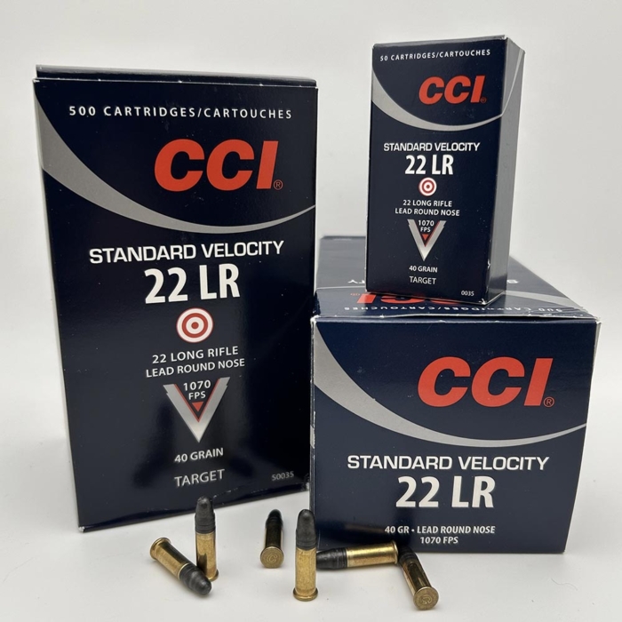 RIM Fire - 500 Rounds of CCI 22LR SubSonic 40gr LNR 1070 FPS